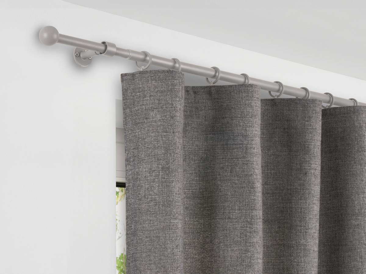 ondeco Stilgarnituren Cool-Gray Metall L: ca. 400 cm ausziehbar von ca. 210 bis 400 cm 1.0 Läufe