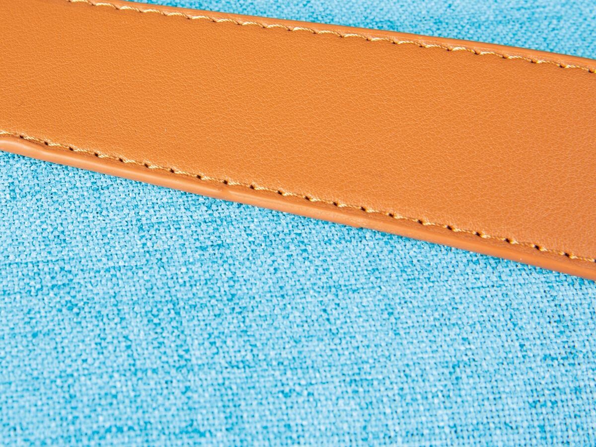 Inter Link Hocker Dilia hellblau MDF B/H/T: ca. 42x36x30 cm