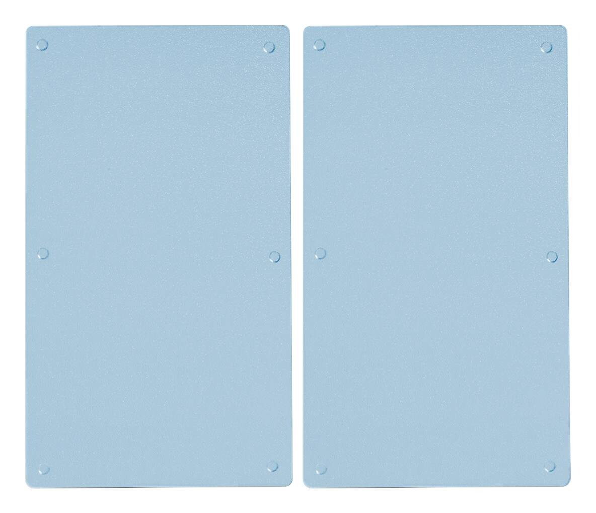 Zeller Herdabdeck-/Schneideplattenset transparent Glas B/H/L: ca. 30x0,7x52 cm