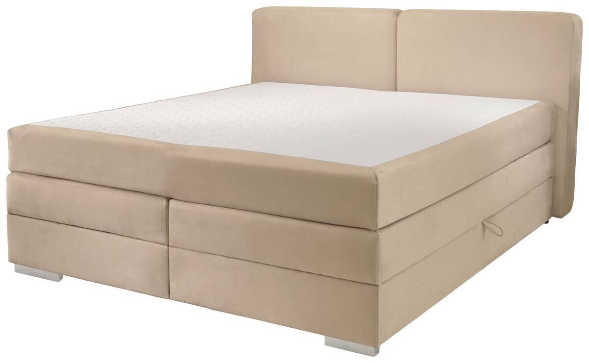 Boxspringbett Happy creme Liegefläche B/L: ca. 160x200 cm