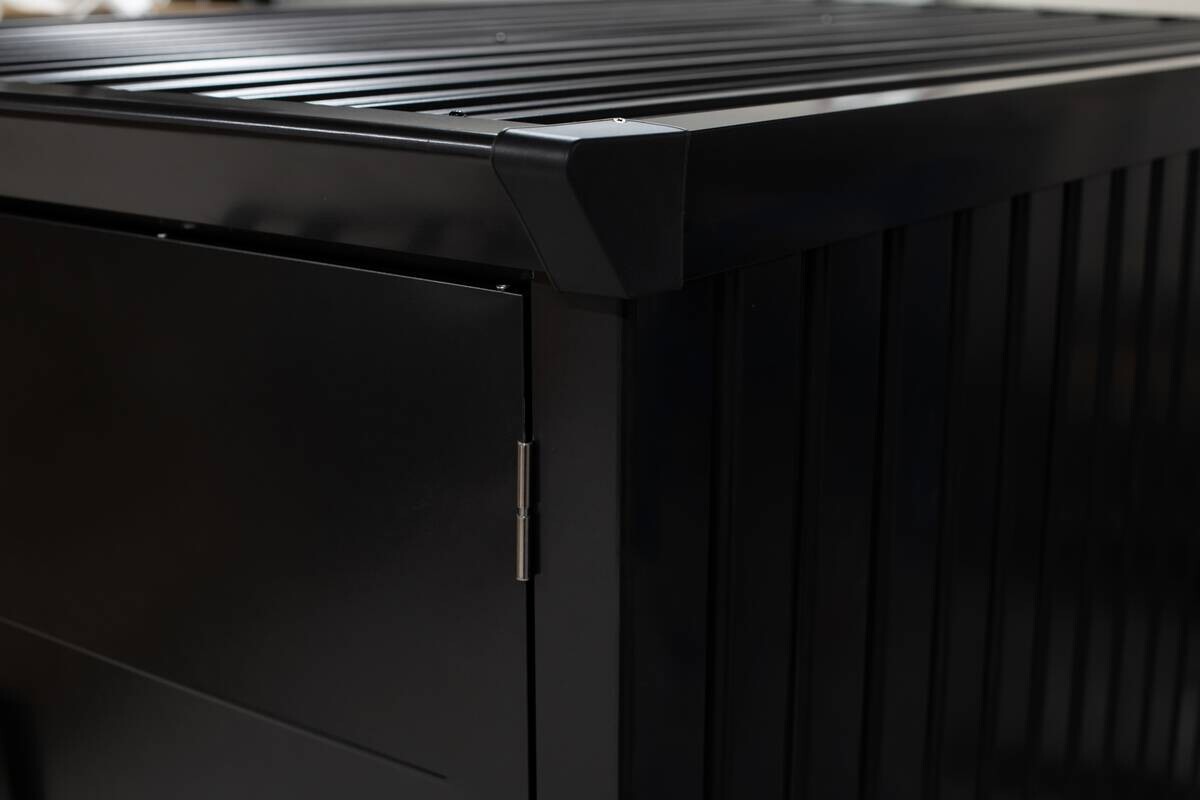 Westmann Fahrradgarage Velos schwarz B/H/L: ca. 133x151x222 cm