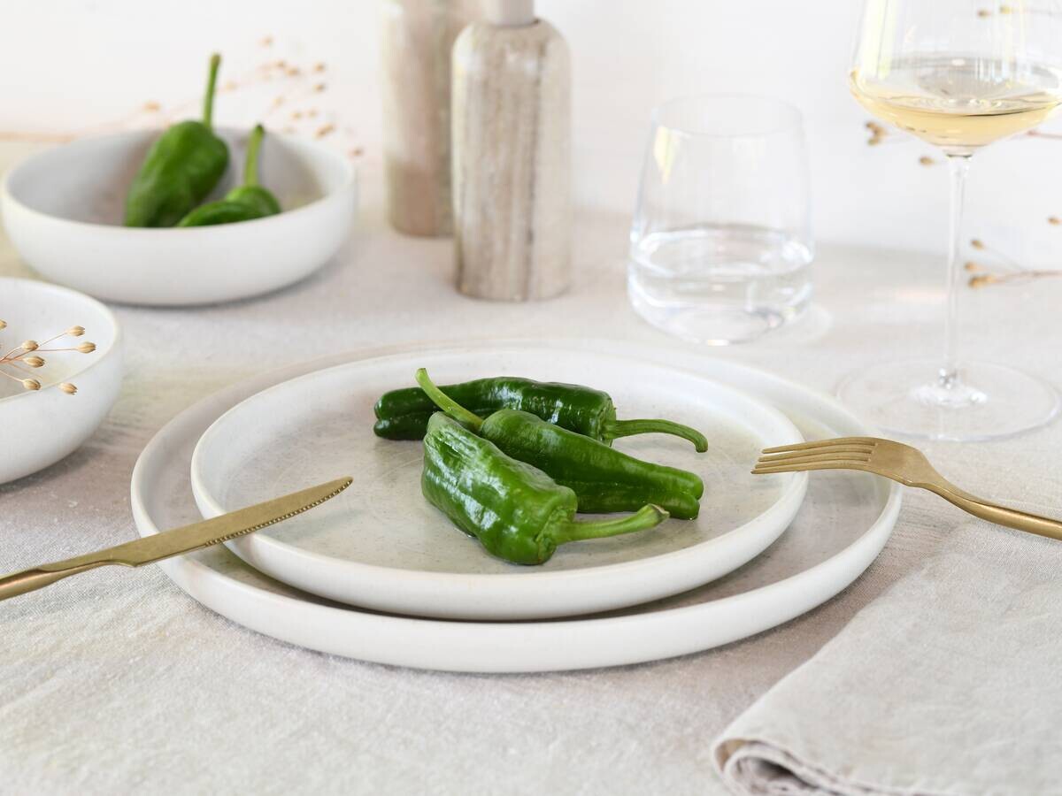 CreaTable Teller-Set Uno Athena creme Steinzeug