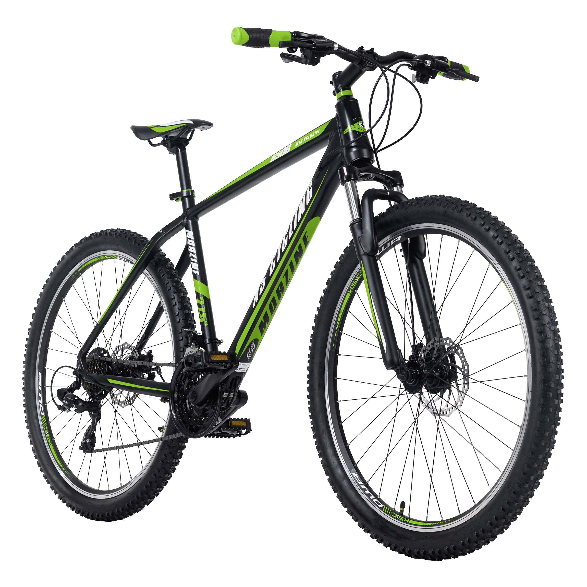 KS-Cycling Mountainbike Morzine Hardtail Morzine 27,5 Zoll Rahmenhöhe 48 cm 21 Gänge schwarz schwarz ca. 27,5 Zoll