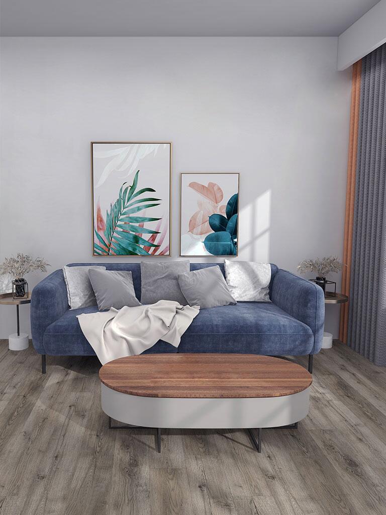 Check One Click-Vinylboden Terpe ca. 2,22 m² im Paket  B/L: ca. 18,2x122 cm pro Paket