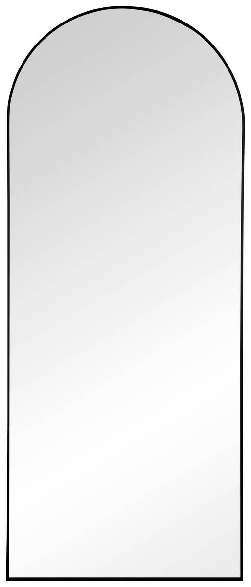 Standspiegel Britt schwarz Metall B/H/T: ca. 70x170x4 cm