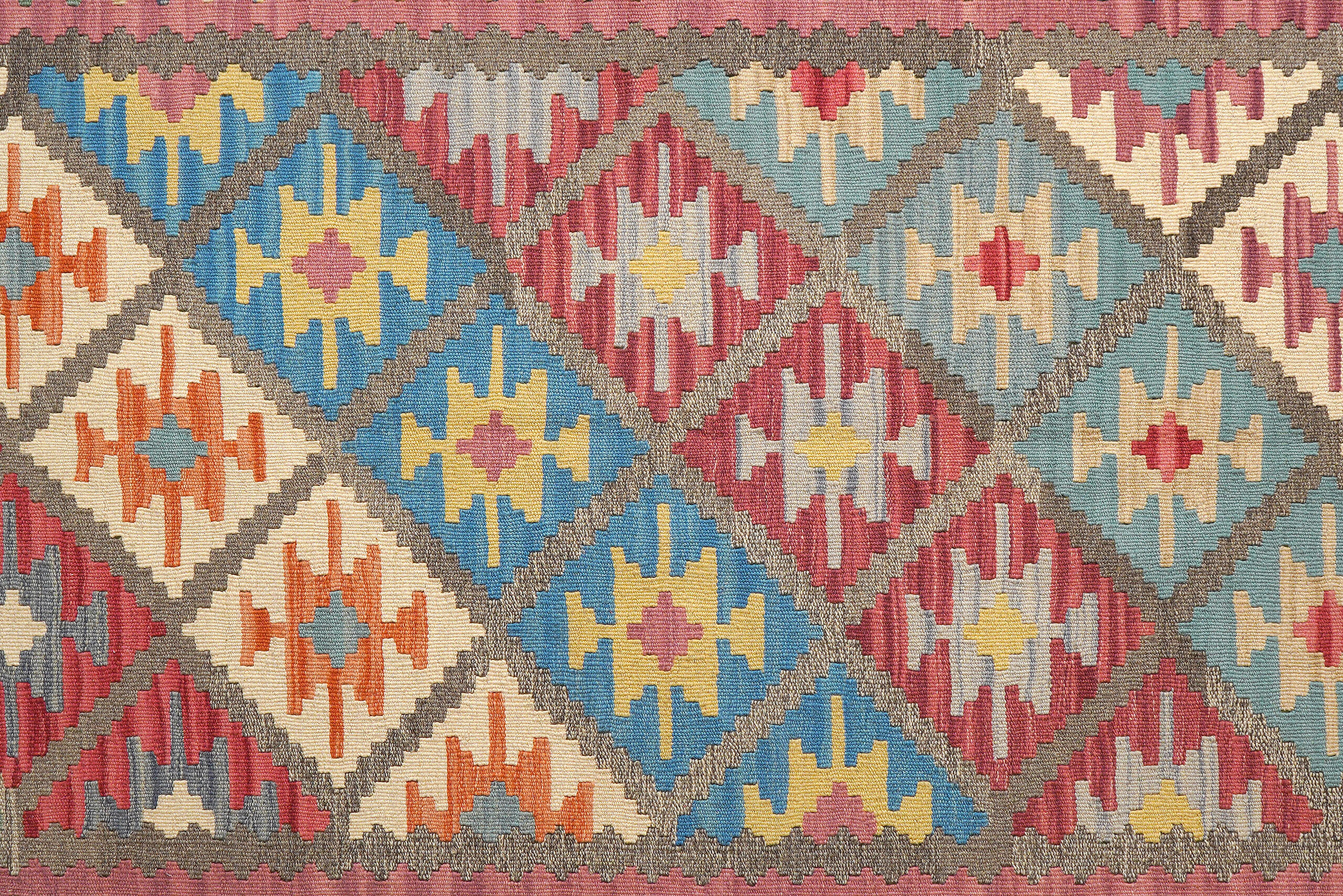 PersaTepp Teppich Kelim Gashgai grau B/H/L: ca. 173x1x245 cm