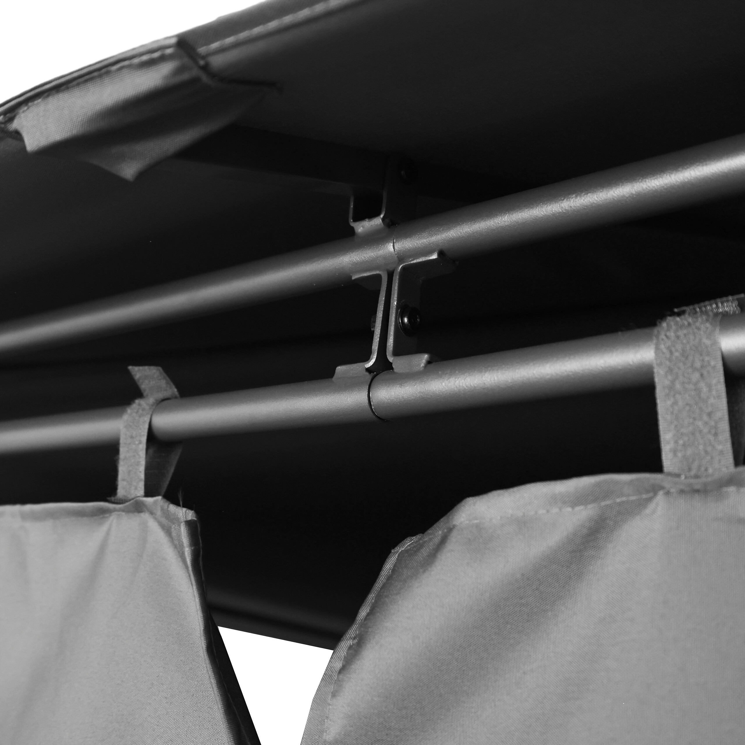 POCOline Pavillon schwarz Stahl B/H/L: ca. 400x270x300 cm