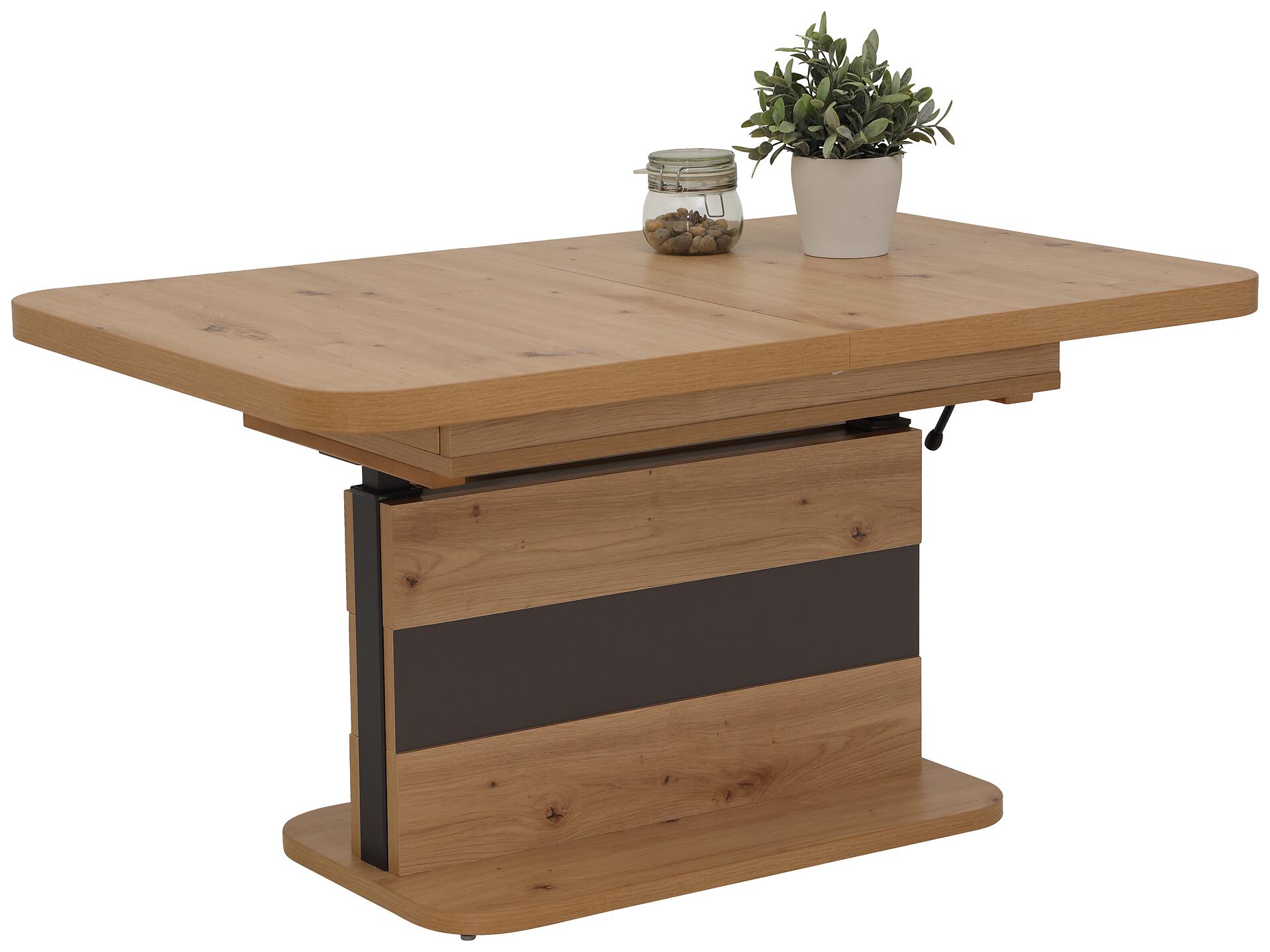 Couchtisch Gustav Eiche Artisan anthrazit B/H/T: ca. 110x58x70 cm Couchtisch Gustav Eiche Artisan anthrazit B/H/T: ca. 110x58x70 cm