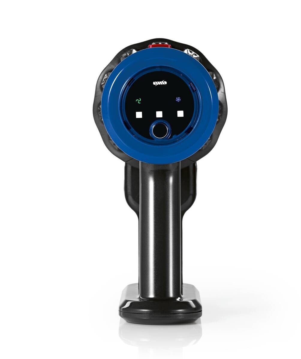 CLEANmaxx Handstaubsauger grau blau Metall Kunststoff B/H/L: ca. 110x22x26 cm