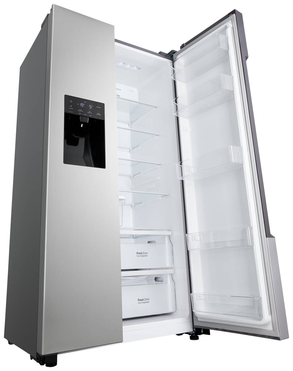 LG Side-by-Side GSM32HSBEH silber B/H/T: ca. 91x178,7x69,3 cm