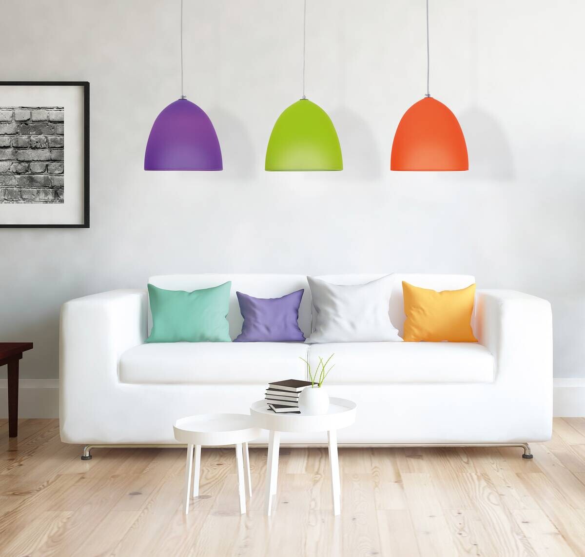 Näve Leuchten Pendelleuchte 6063598 orange Kunststoff B/H/T: ca. 25x110,8x25 cm E27 1 Brennstellen