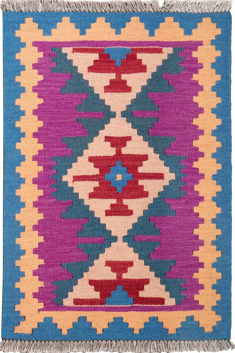 PersaTepp Teppich Kelim Gashgai bunt B/H/L: ca. 62x1x87 cm