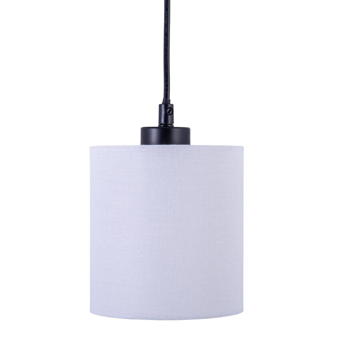 Näve Leuchten Pendelleuchte NV7094214 natur Textil Metall B/H/T: ca. 13x150x100 cm E27 4 Brennstellen