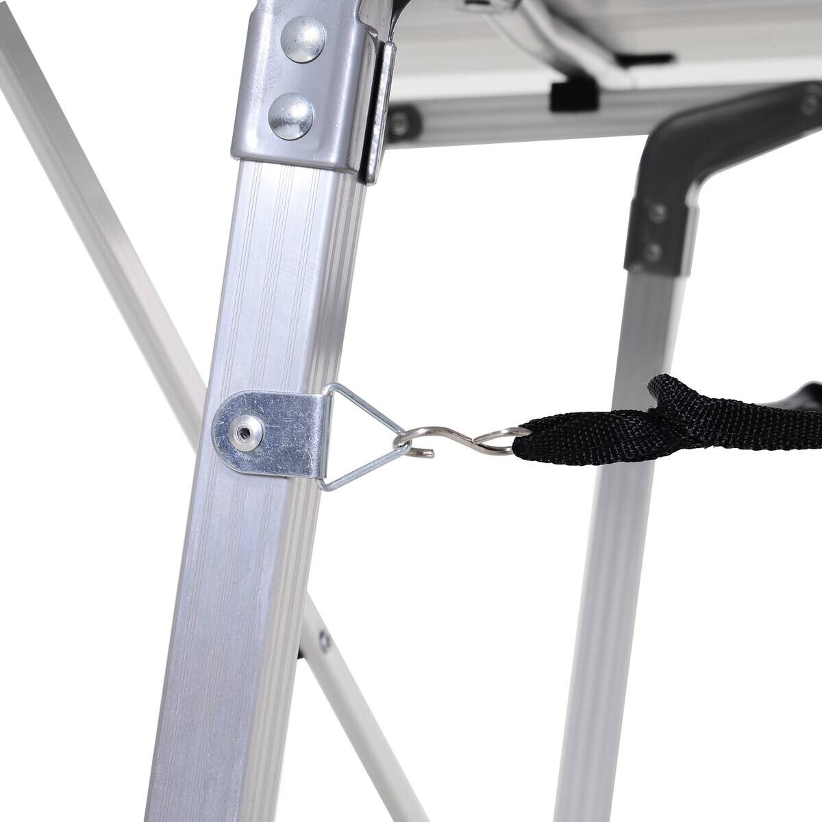 Outsunny Picknicktisch silber Aluminium B/H/L: ca. 70x73x120 cm