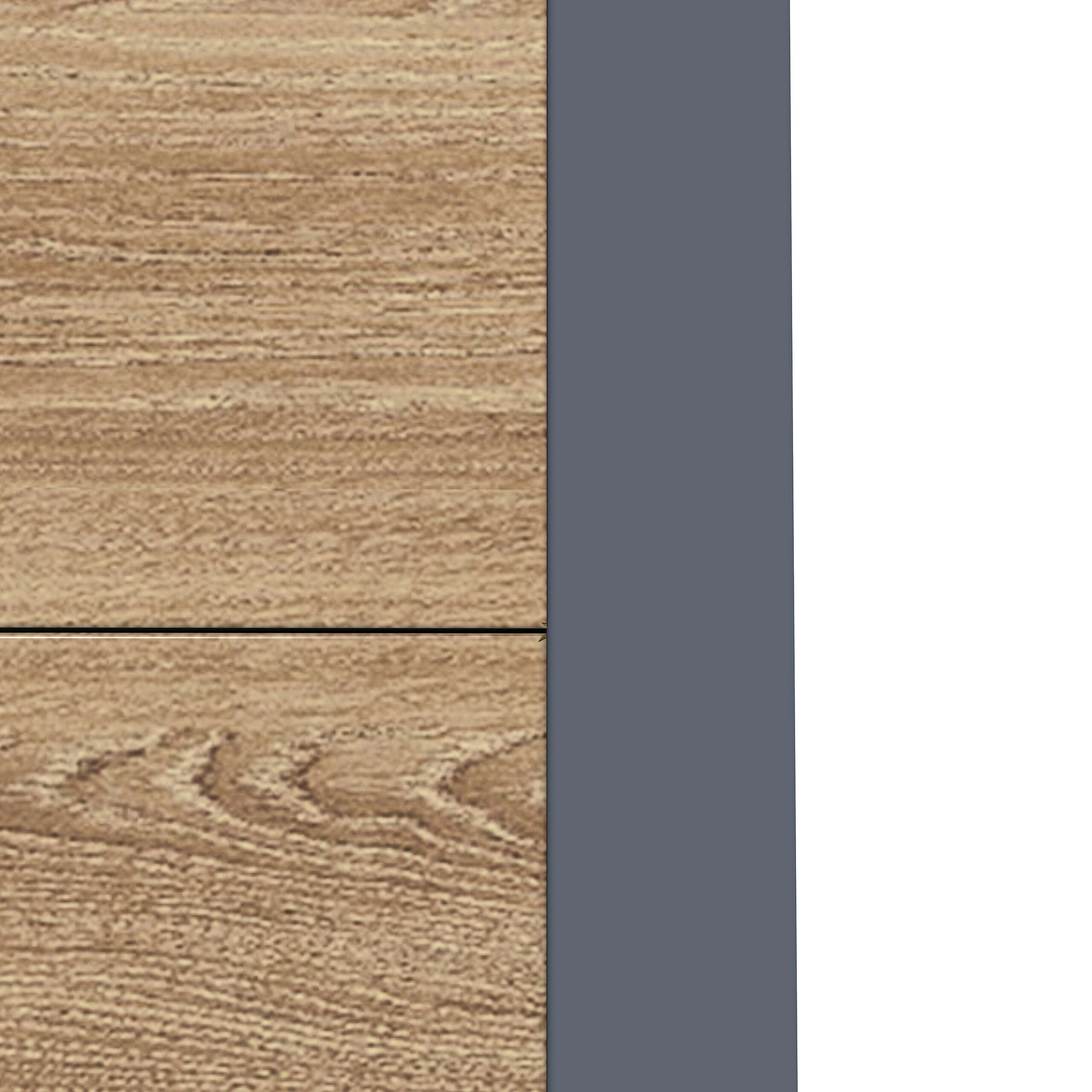 Westmann Pflanzkasten Talus Holzoptik Metall B/H/L: ca. 100x77x25 cm