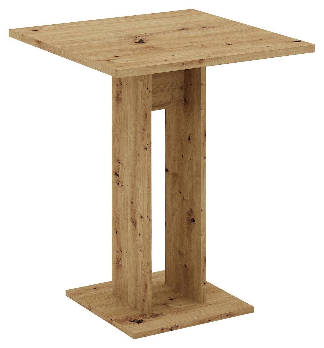Tisch EVERT Eiche Artisan Nachbildung B/H/T: ca. 67,5x78x67,5 cm