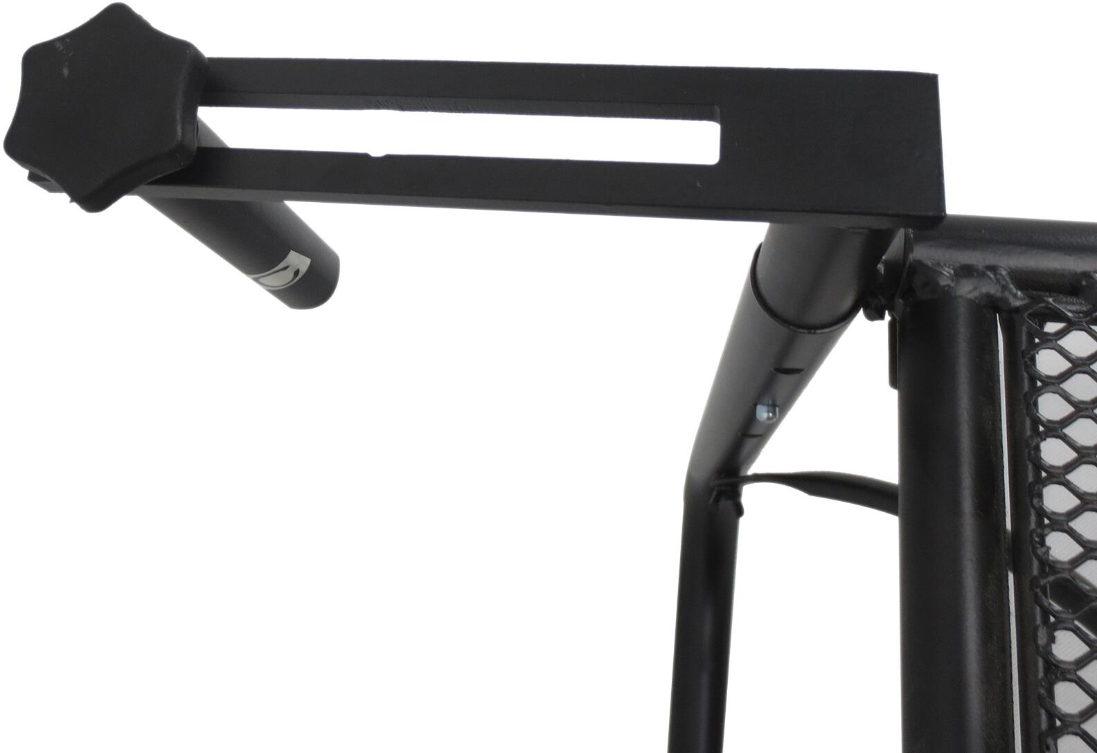 Outsunny Balkonhängetisch schwarz Metall B/H/L: ca. 56x45x60 cm