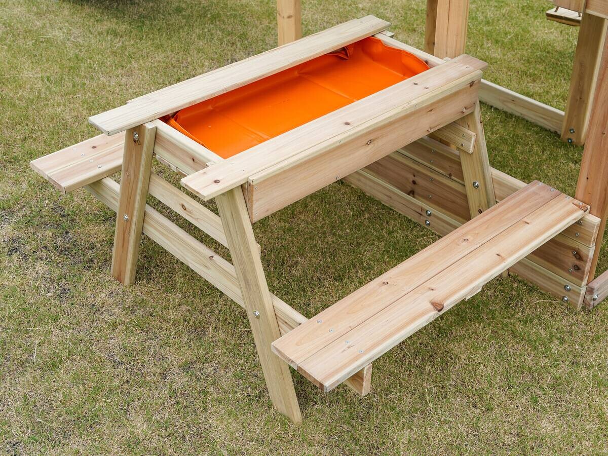 AXI Spielturm Mette braun B/H/L: ca. 366x267x383 cm