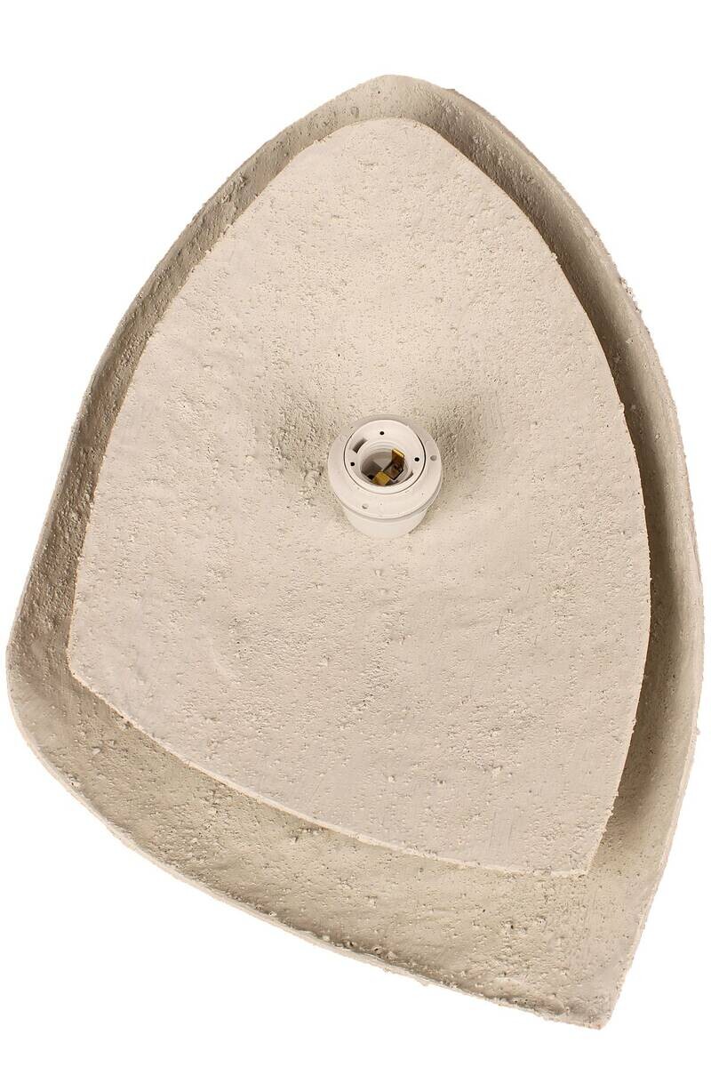 Opviq Pendelleuchte creme weiß Metall B/T/L: ca. 50x50x50 cm E27 1 Brennstellen