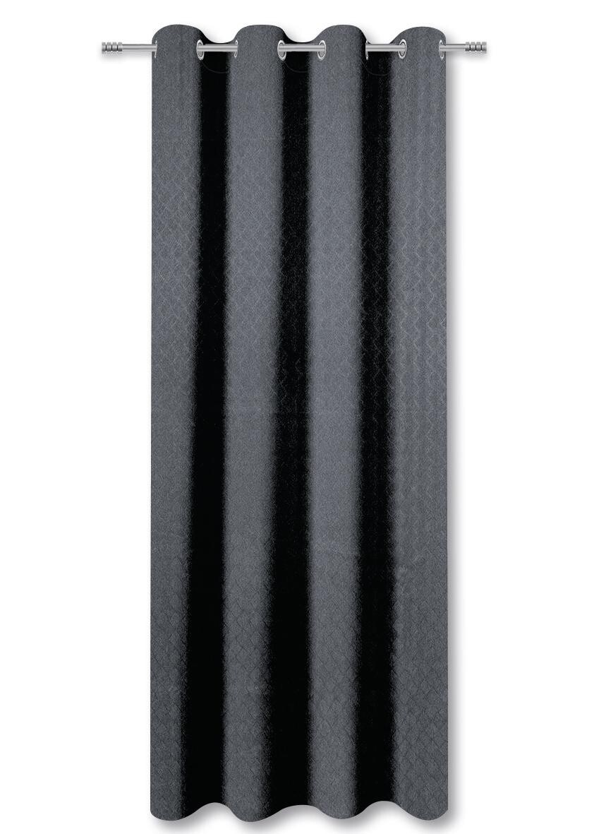 Verdunklungsvorhang Larius anthrazit B/L: ca. 140x245 cm