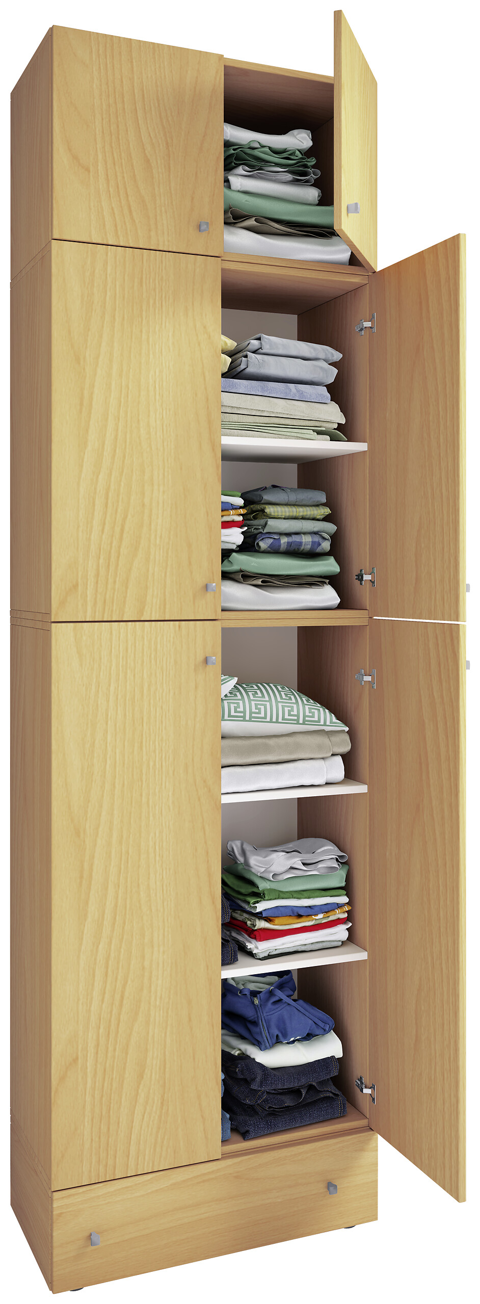 Kleiderschrank Lona buche