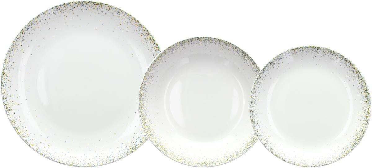 TOGNANA Tafelservice Madison Astrid multicolor Porzellan 18 tlg.