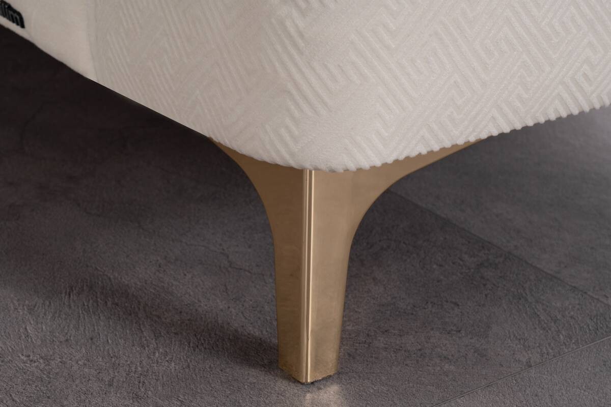 Sofa 3-2-1 Salda beige Microfaser