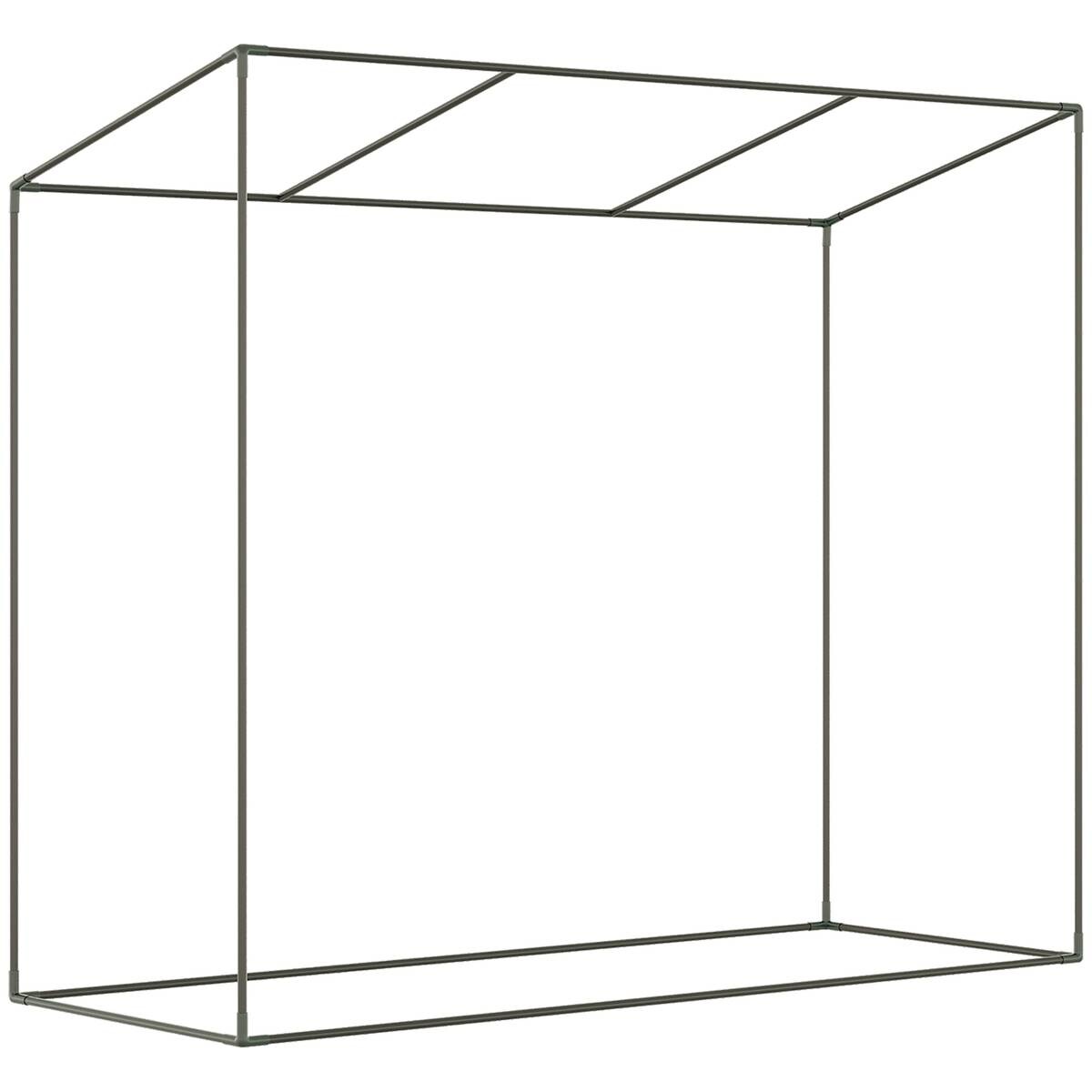 Outsunny Gewächshaus mit Rolltür B/H/L: ca. 76x168x200 cm