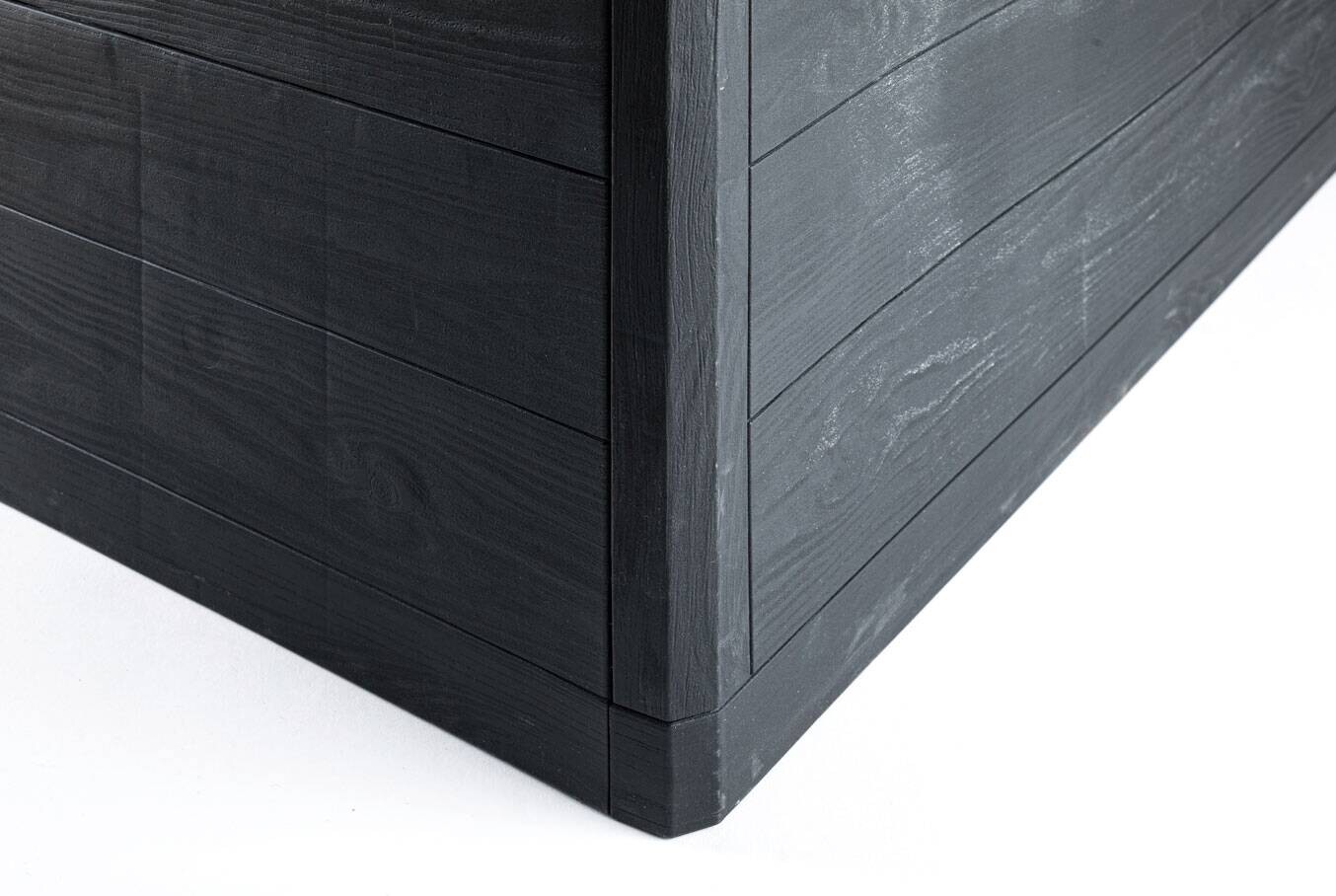 Toomax Aufbewahrungsbox Woodys anthrazit Kunststoff B/H/L: ca. 52,7x44,5x77,5 cm