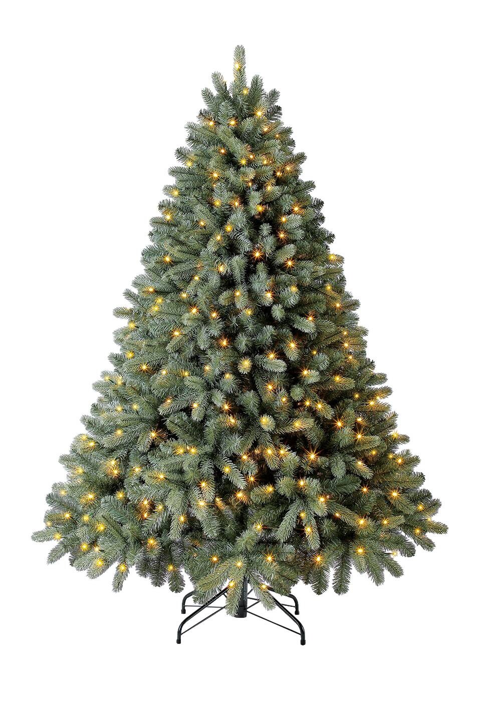 Evergreen Weihnachtsbaum Vermont Fichte grün PVC H/D: ca. 180x129 cm