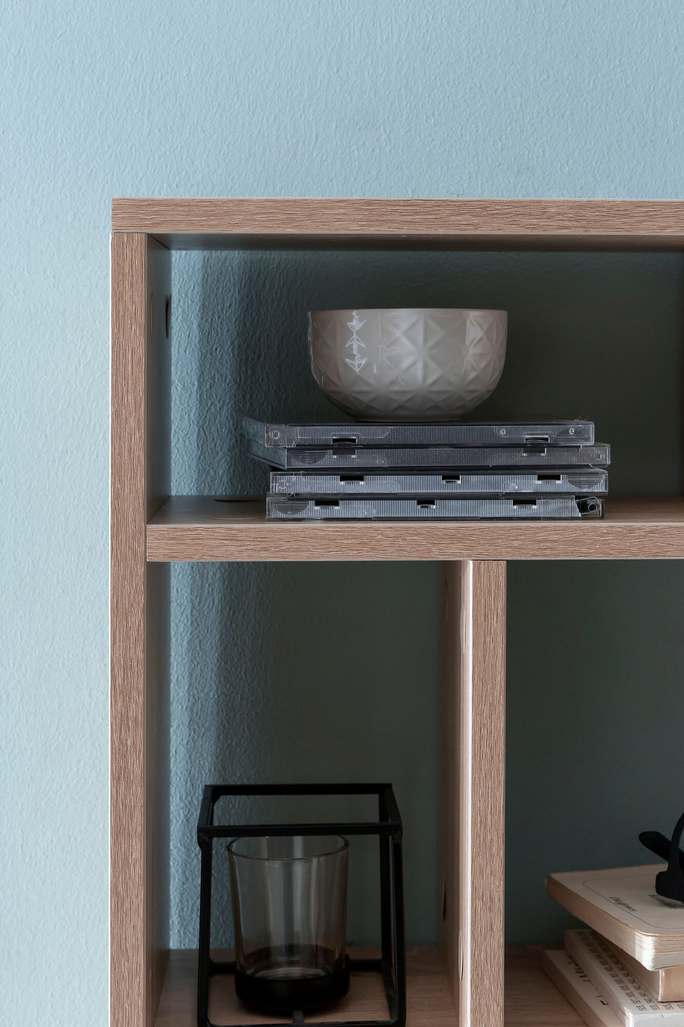 Wandregal Eiche Sonoma Nachbildung B/H/T: ca. 75x51x16 cm