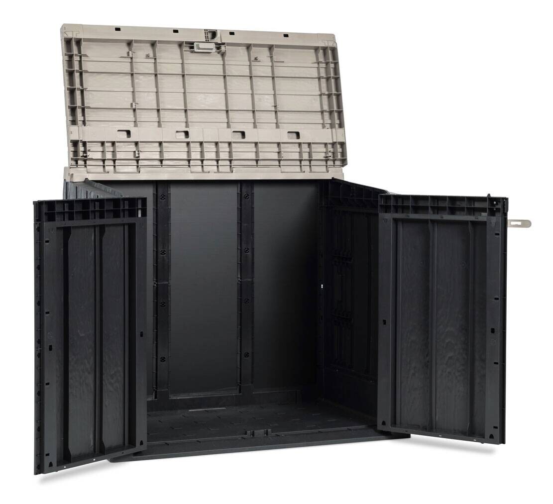 Toomax Mülltonnenbox Stora Way grau B/H/L: ca. 111x74,5x129,5 cm