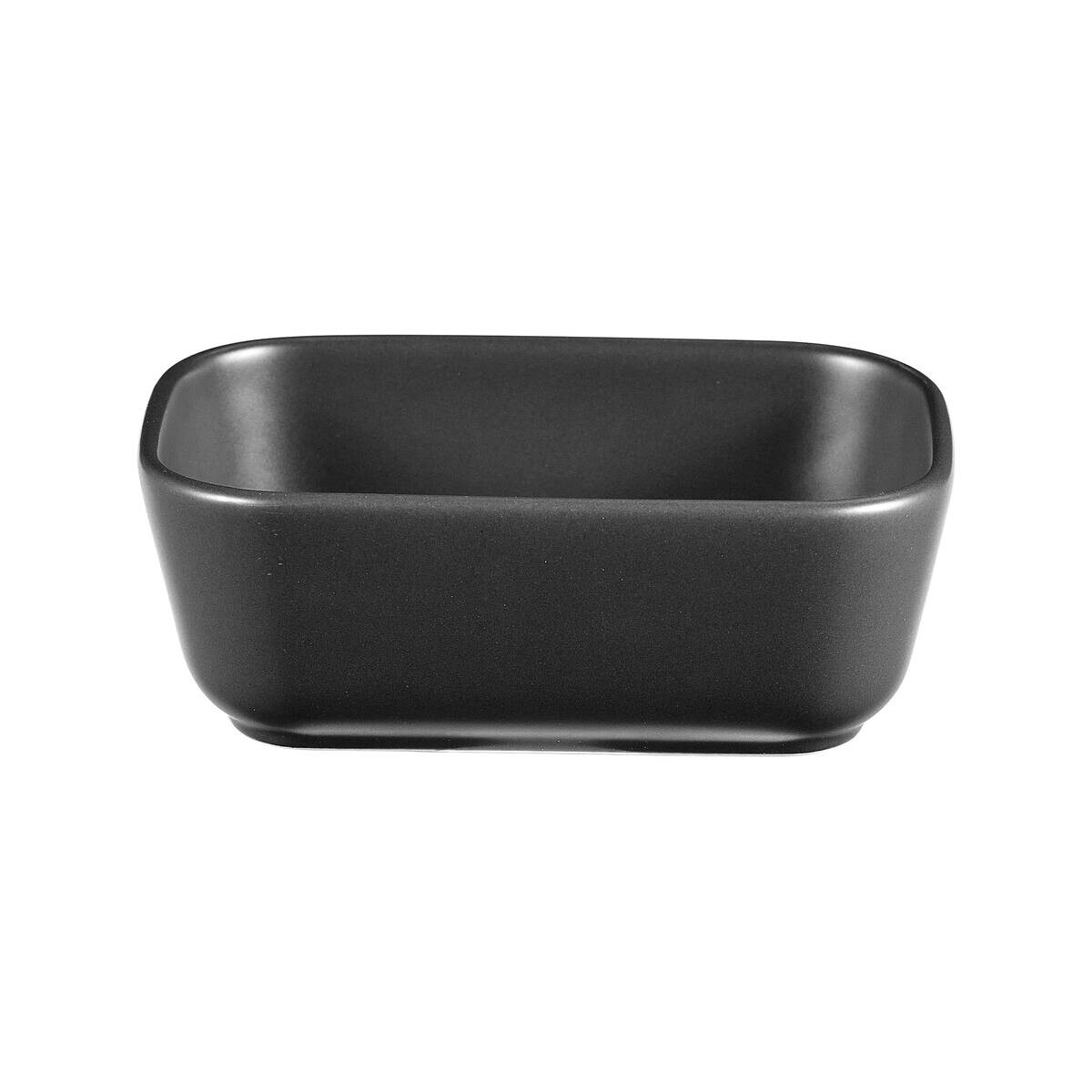 BERGNER Untertassenformen CHARCOAL schwarz Holz B/H/L: ca. 16x7,5x35 cm