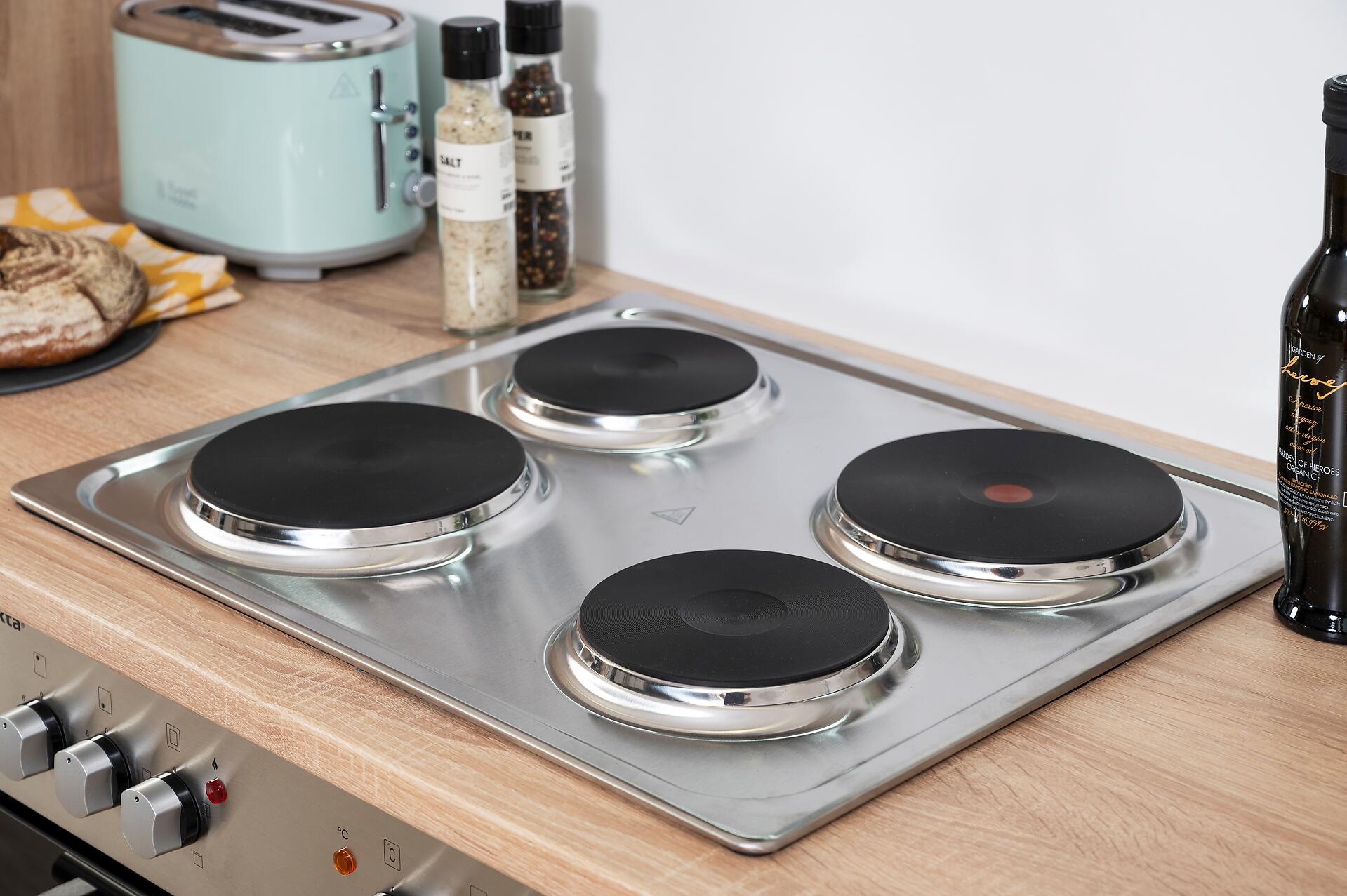 Respekta Winkelküche Economy schwarz matt B/H/T: ca. 280x200x172 cm