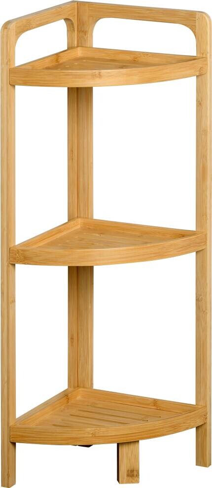 Eckregal natur Bambus B/H/L: ca. 23x70x23 cm Eckregal natur Bambus B/H/L: ca. 23x70x23 cm