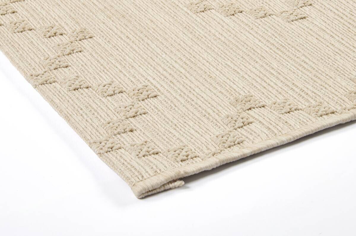 Flachwebteppich Jersey Home creme B/L: ca. 160x230 cm