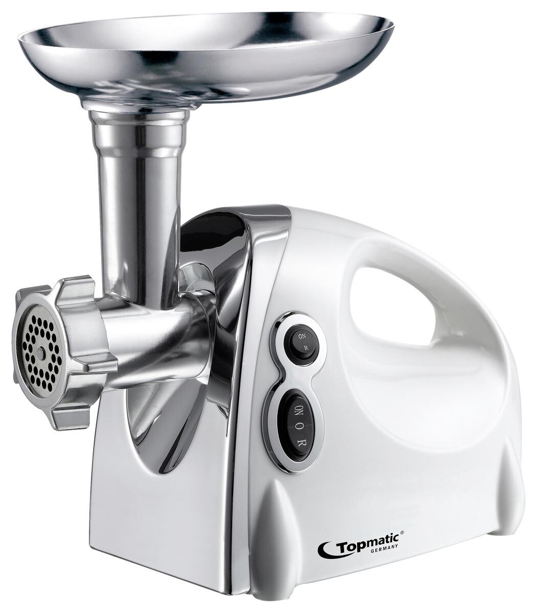 Topmatic Fleischwolf MG-1200.3 weiß Edelstahl Kunststoff B/H/T: ca. 23x21x41 cm