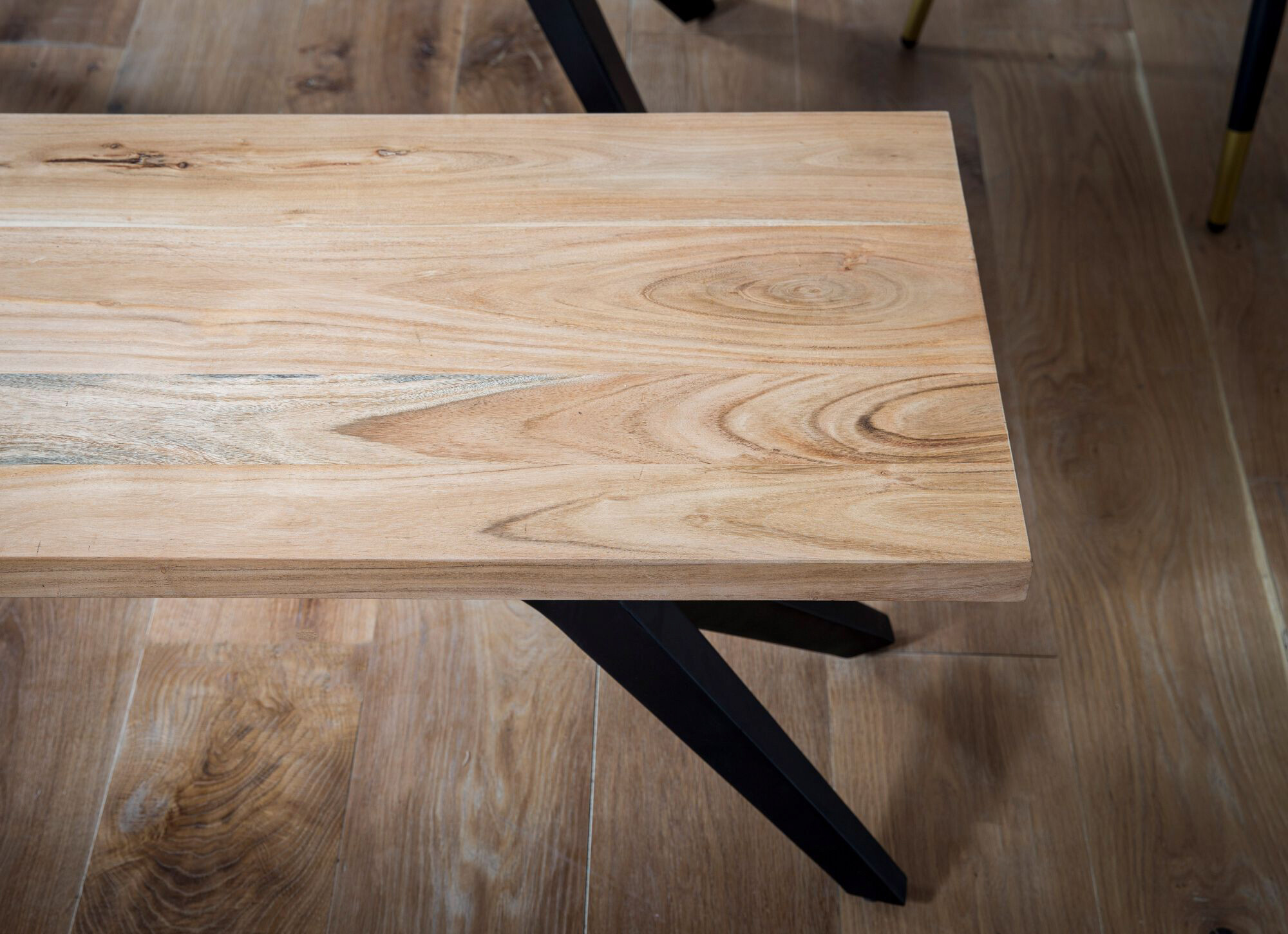 Sitzbank braun B/H/T: ca. 160x45x45 cm