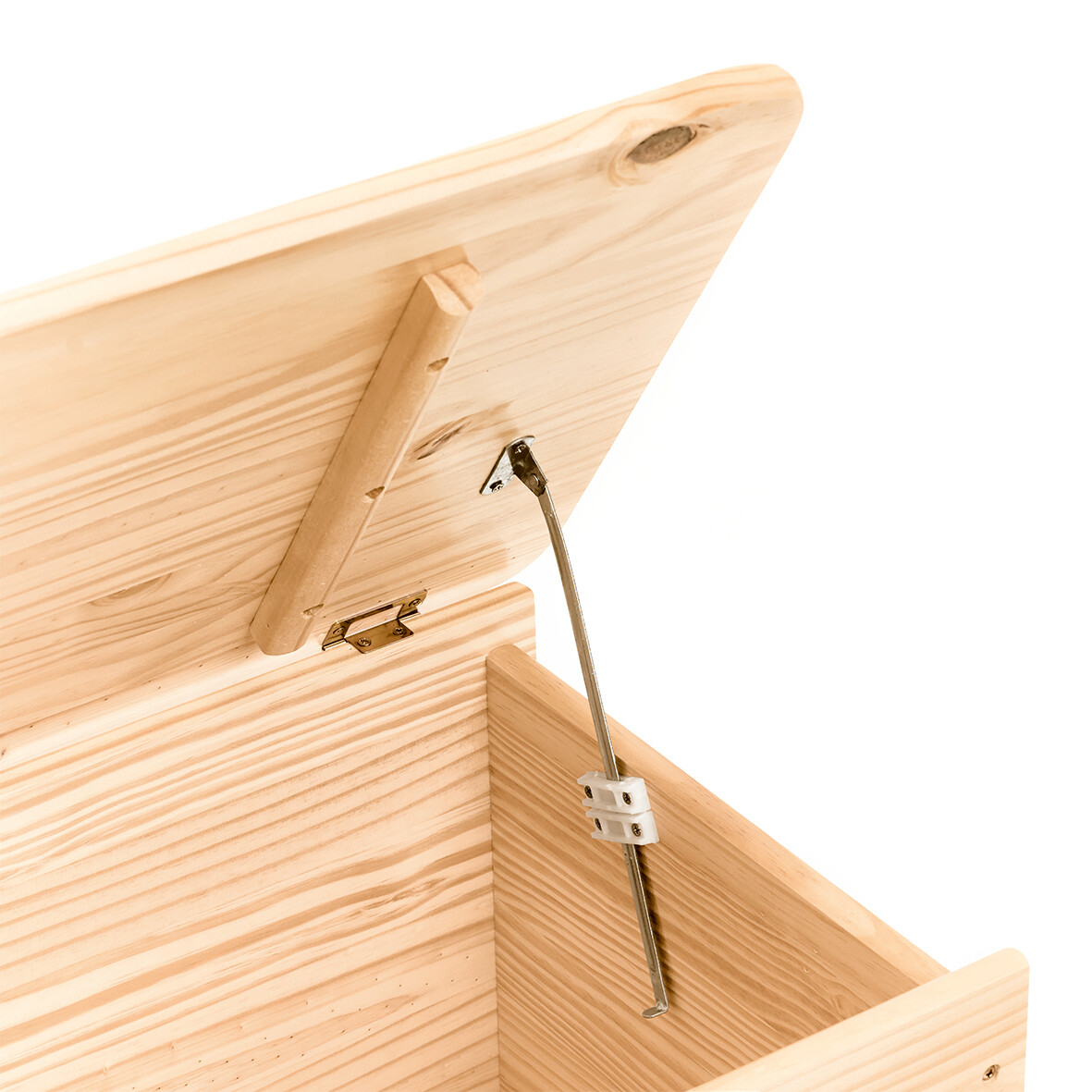 Zeller Aufbewahrungstruhe natur Kiefer B/H/L: ca. 40x45x73 cm