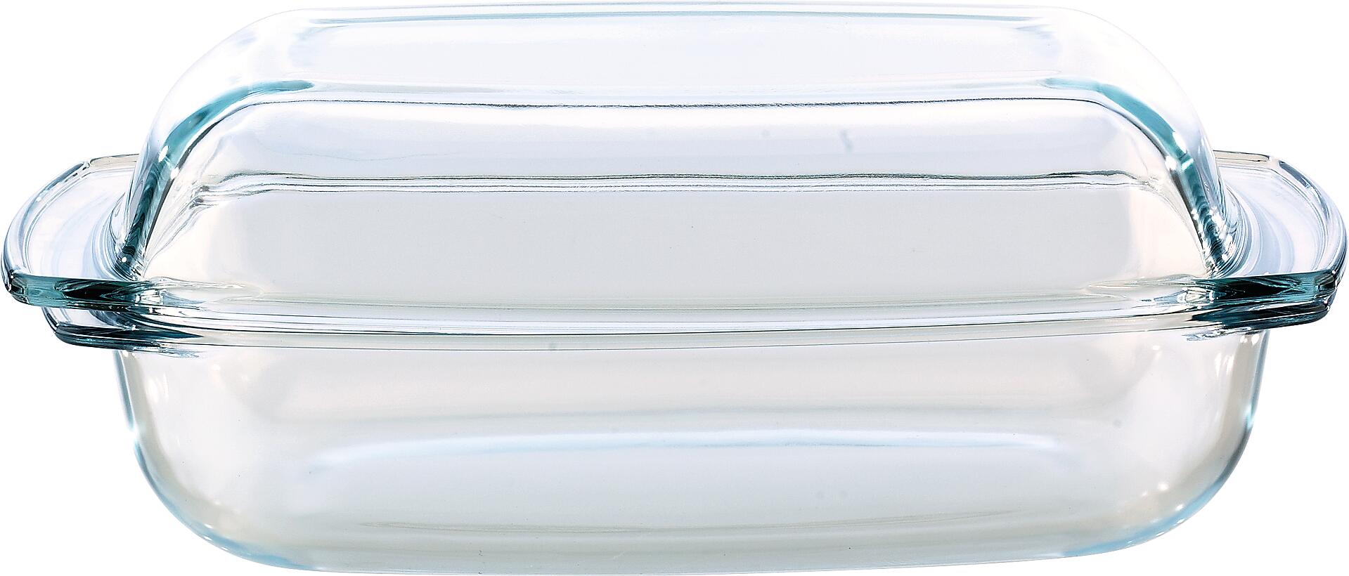 Brat- und Backform Glas B/H/L: ca. 22x7x34 cm