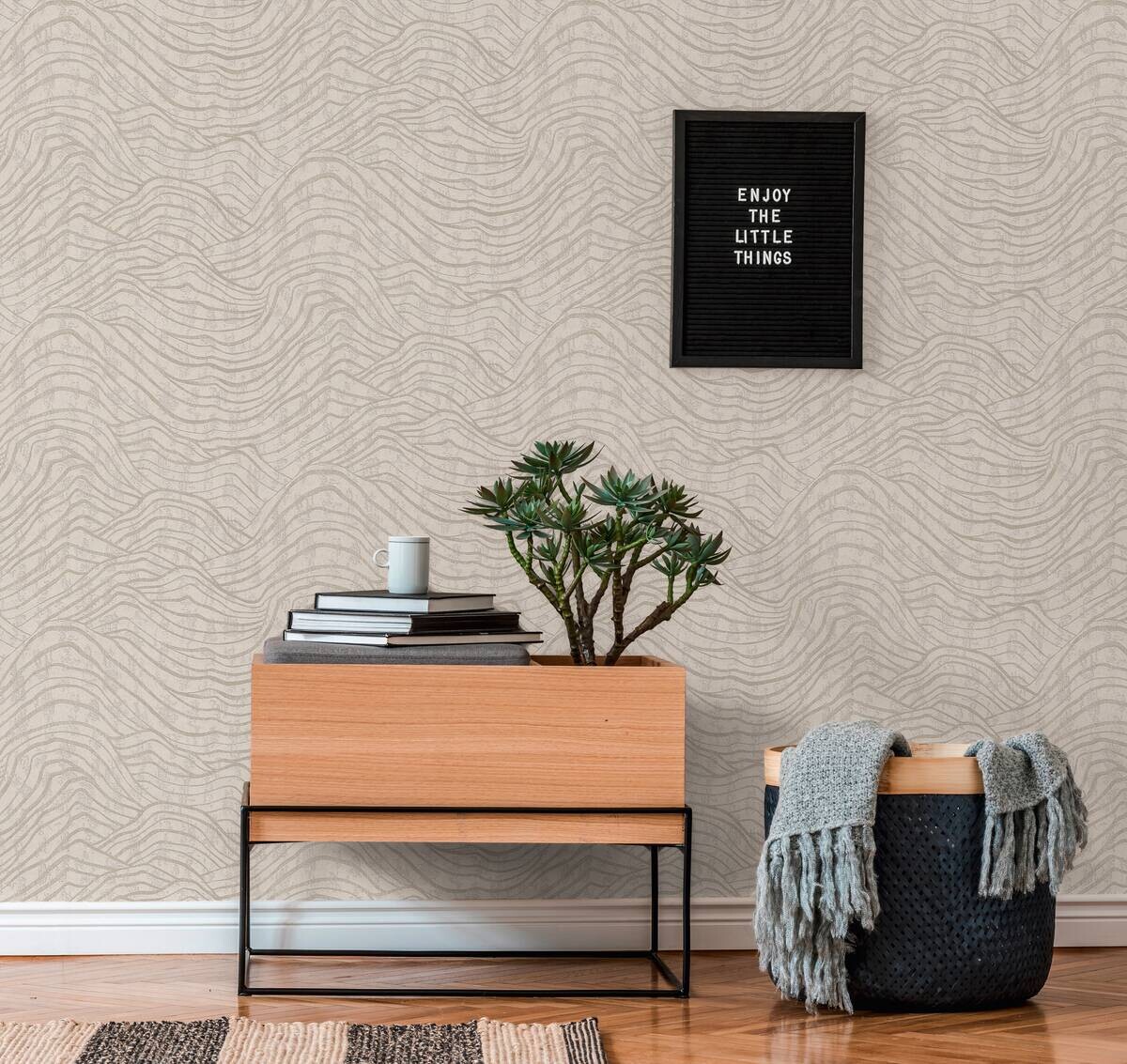 A.S.Creation Vliestapete weiß silber B/H/D: ca. 53x1005x8,4 cm