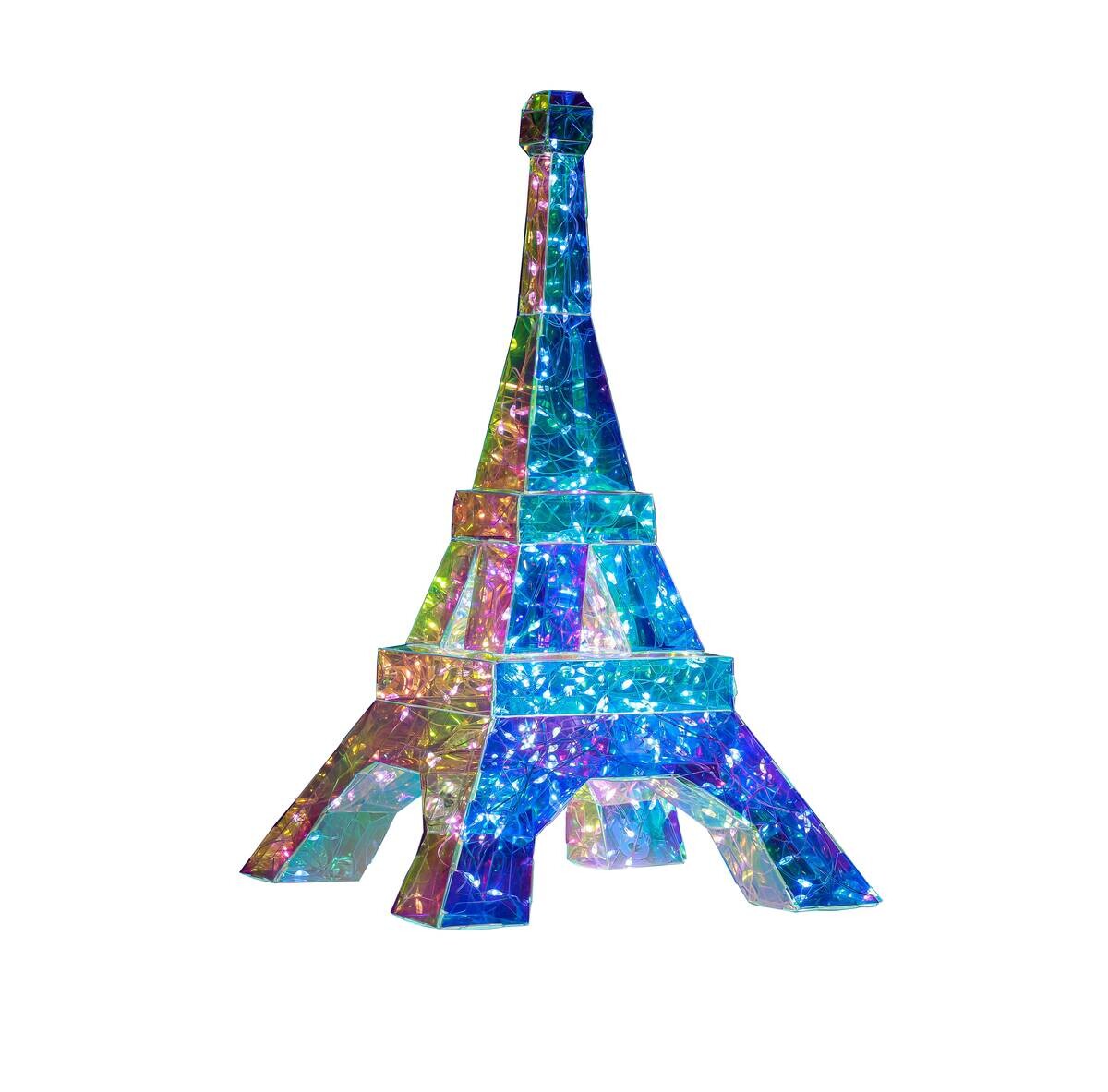 Nolo LED-Dekoleuchte Eiffelturm transparent