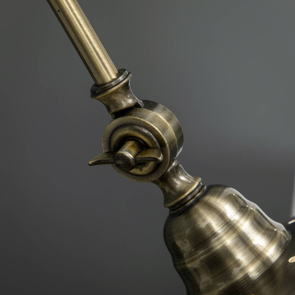 HOMCOM Stehleuchte bronze Metall B/H/T: ca. 25,5x152x42 cm