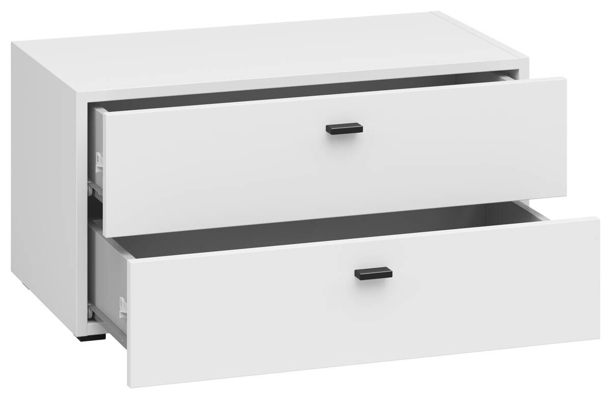 Schubkastenkommode System 64 weiß matt B/H/T: ca. 64x32x35 cm
