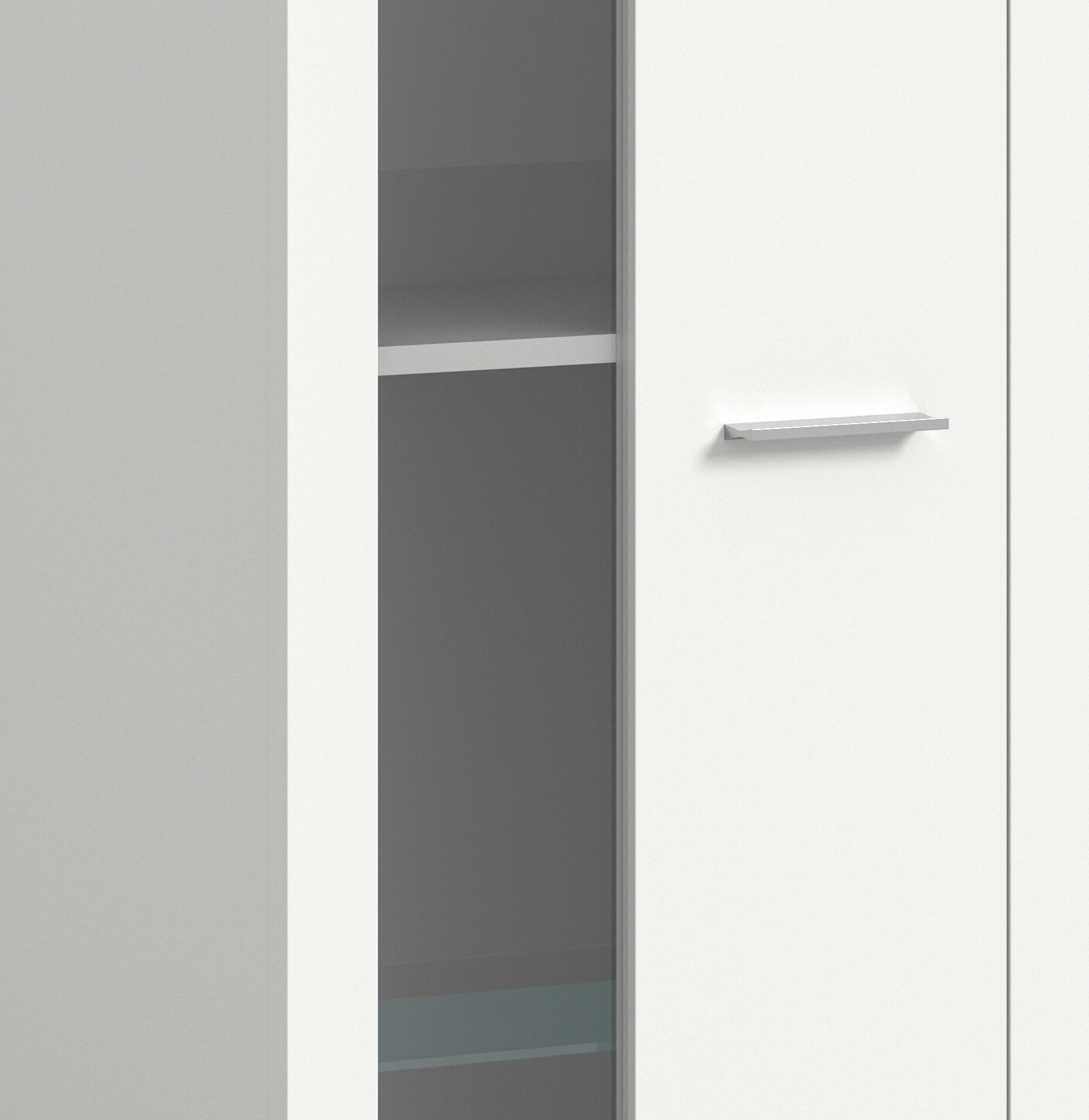 Wohnwand Jam weiß B/H/T: ca. 235x159x35 cm