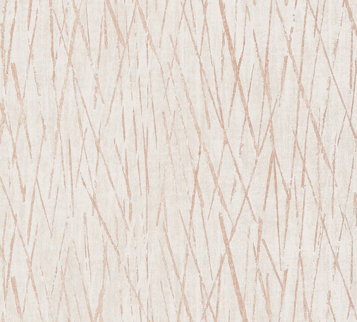 A.S.Creation Vliestapete grau silber Kupfer B/H/D: ca. 53x1005x8,8 cm