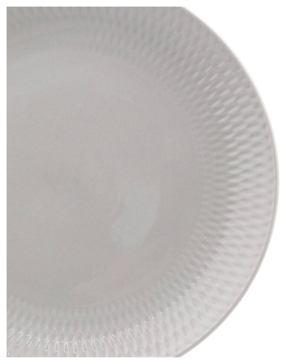 Essteller weiß Porzellan D: ca. 26,5 cm