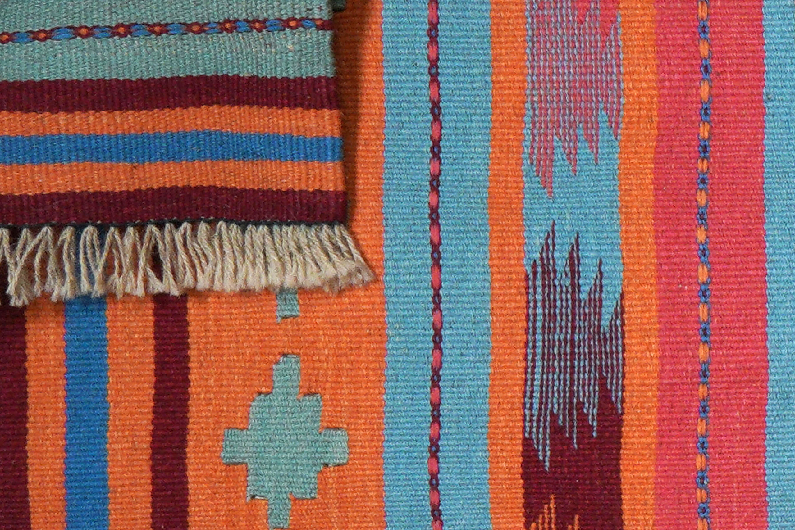 PersaTepp Teppich Kelim Gashgai bunt B/H/L: ca. 63x1x209 cm