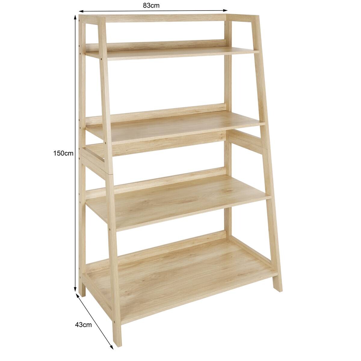 Standregal Sensation natur B/H/T: ca. 83x150x43 cm