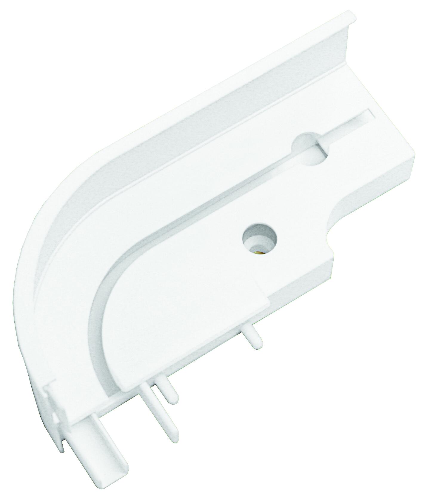 Boviva Rundbogen m. Blende weiß Kunststoff B/L: ca. 13,5x13,5 cm 3.0 Läufe